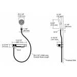 Kohler K-26332T-9-BL ANTHEM霧面黑恆溫三路淋浴柱 - 雙功能頂灑、獨立控制